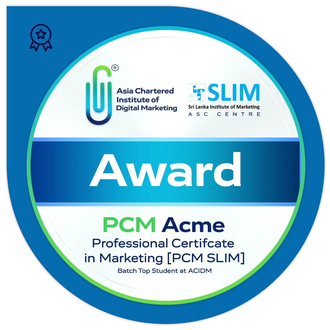 SLIM Professional Certificate in Marketing (PCM)